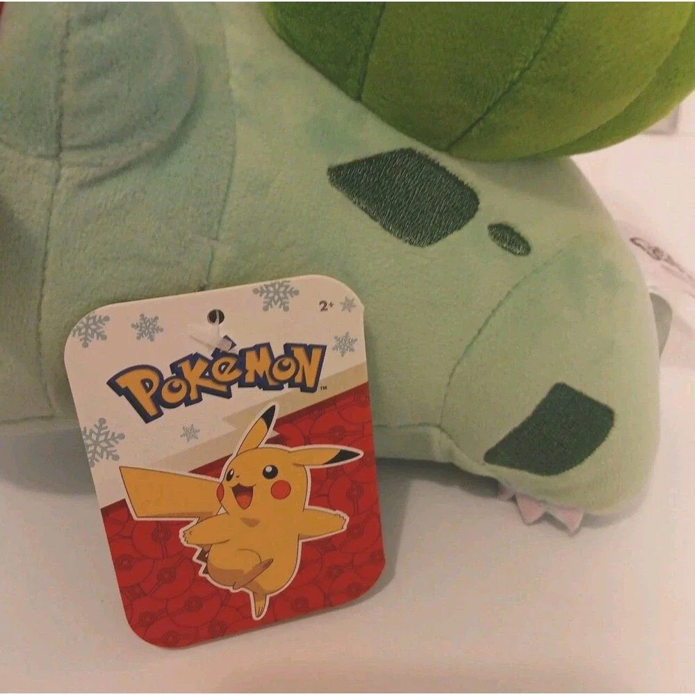 Large Bulbasaur Plush Pokémon Stuffed Animal | Nintendo Round 1 Arcade Exclusive